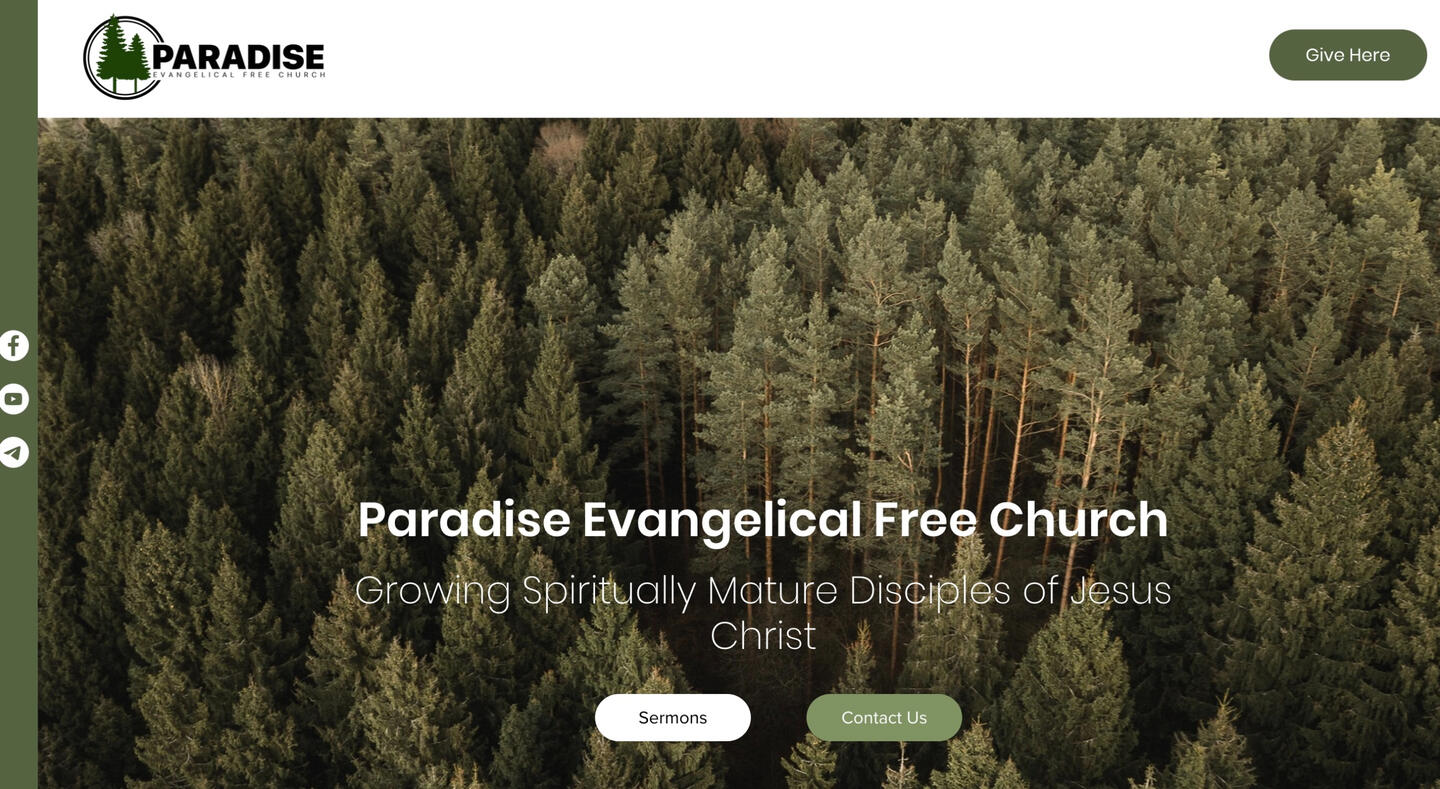 Photo of Paradise EV Free Website